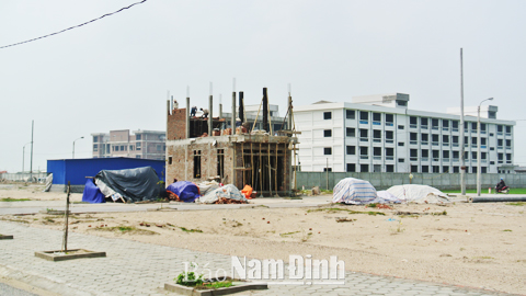 Xây dựng khu dân cư mới tại trung tâm xã Nghĩa Minh (Nghĩa Hưng).