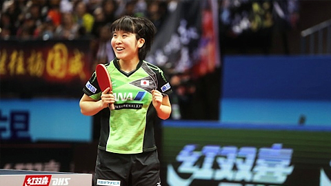 Cây vợt 17 tuổi người Nhật Bản Miu Hirano đoạt chức vô địch đơn nữ Giải vô địch bóng bàn châu Á 2017.