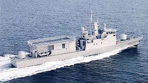 Tàu hải quân tham gia tập trận Mỹ-Ai Cập hồi năm 2016. (Nguồn: ahram.org.eg)