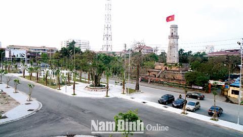 Một góc khu đô thị Dệt may Nam Định. Ảnh: Đức Toàn