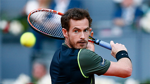 Andy Murray hiện đang là đương kim á quân Madrid Open. Ảnh: Reuters