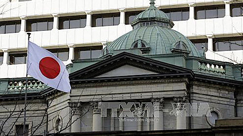 Trụ sở của Ngân hàng Trung ương Nhật Bản (BOJ) ở Tokyo. Ảnh:EPA/TTXVN