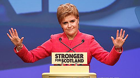 Thủ hiến Scotland, Nicola Sturgeon. Ảnh: EPA/TTXVN