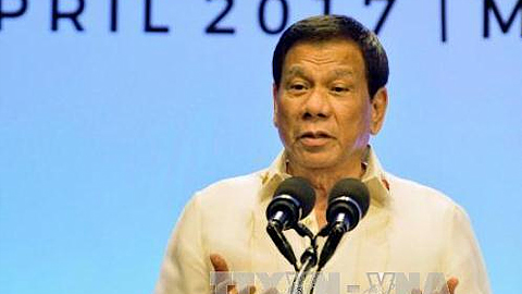 Tổng thống Philippines Rodrigo Duterte. Ảnh: Kyodo/TTXVN