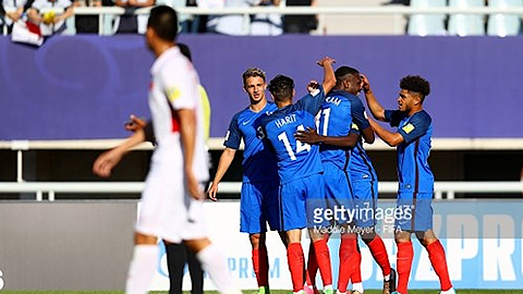 U20 Pháp lọt vào vòng 1/8 sau hai trận toàn thắng, còn U20 Việt Nam phải quyết chiến với U20 Honduras để hy vọng giành vé đi tiếp.  Ảnh: Getty