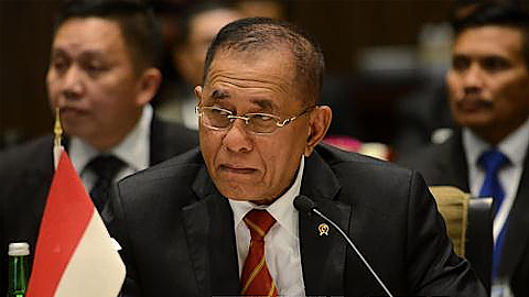 Bộ trưởng Bộ Quốc phòng Indonesia Ryamizard Ryacudu. Ảnh: AFP/TTXVN