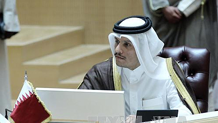 Ngoại trưởng Qatar Mohammed bin Abdulrahman Al-Thani. Ảnh: EPA/TTXVN
