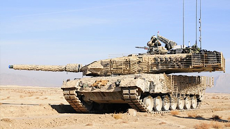 Xe tăng chiến đấu chủ lực Leopard 2A7 của Qatar được đánh giá là một trong những xe tăng hiện đại nhất thế giới - Ảnh: Facebook