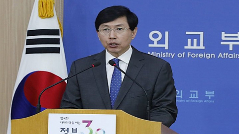 Người phát ngôn Bộ Ngoại giao Hàn Quốc Cho Jun-hyuck. (Nguồn: EPA)