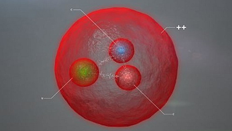  Các nhà vật lý tại CERN phát hiện hạt hạ nguyên tử gọi là Xi cc + +. Ảnh: CERN.