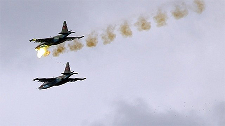 Không quân Nga không kích chống IS tại Syria. (Ảnh: Sputnik)