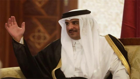 Quốc vương Qatar Sheikh Tamim bin Hamad al-Thani. (Ảnh: Reuters)