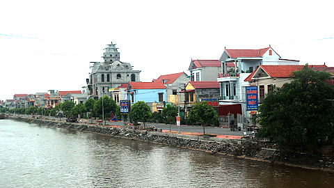 Nông thôn mới Thị trấn Yên Định.
