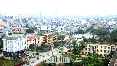 Thành phố Nam Định đang trên đường đổi mới và phát triển.