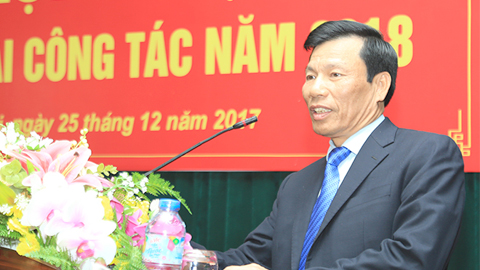 Bộ trưởng Nguyễn Ngọc Thiện phát biểu tại Hội nghị