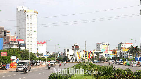 Tuyến đường thương mại khu vực cửa ngõ phía tây nam Thành phố Nam Định.