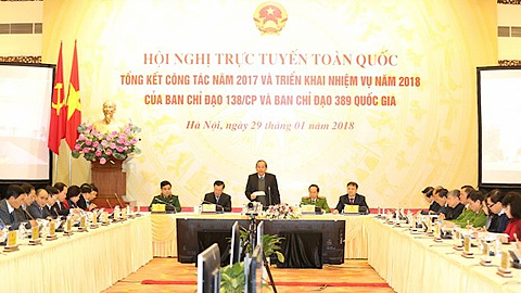  Phó Thủ tướng Thường trực Chính phủ Trương Hoà Bình phát biểu tại Hội nghị - Ảnh: VGP/Lê Sơn 