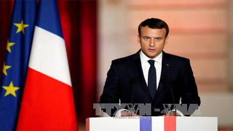 Tổng thống Pháp Emmanuel Macron. Ảnh:AFP/TTXVN