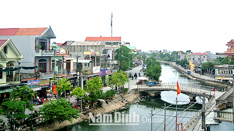 Hạ tầng khu dân cư tại trung tâm xã Xuân Tiến (Xuân Trường).