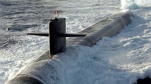 Tàu ngầm của hải quân Mỹ. Ảnh: Wired