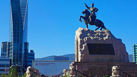 Thủ đô U-lan-ba-to của Mông Cổ. Ảnh: wordpress.com