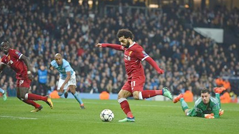 Bàn thắng của Salah ở phút 56 làm tiêu tan hi vọng của đội chủ nhà khi đặt thầy trò HLV Pep Guardiola vào thế phải thêm ít nhất 4 bàn. 