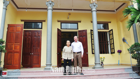 Từ nguồn vốn hỗ trợ nhà ở theo Quyết định 22/2013/QĐ-TTg, bà Phạm Thị Lự trú tại tổ dân phố số 1, Thị trấn Lâm đã xây dựng được ngôi nhà mới vững chắc an toàn.