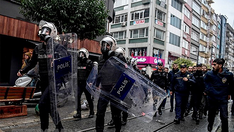 Cảnh sát Thổ Nhĩ Kỳ tuần tra. (Nguồn: AFP/TTXVN)
