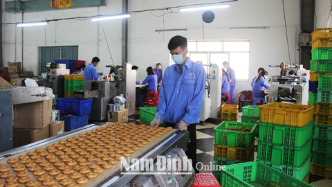 Sản xuất tại Cty TNHH Bánh kẹo Thành Hải, KCN Hòa Xá (TP Nam Định).