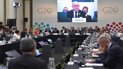 Hội nghị Bộ trưởng Ngoại giao G20 ở Ác-hen-ti-na. Ảnh El Pais