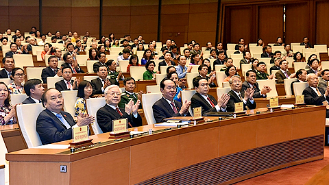 Tại phiên bế mạc kỳ họp thứ năm, Quốc hội khóa XIV.