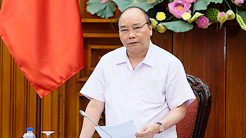 Thủ tướng Nguyễn Xuân Phúc chủ trì cuộc họp.