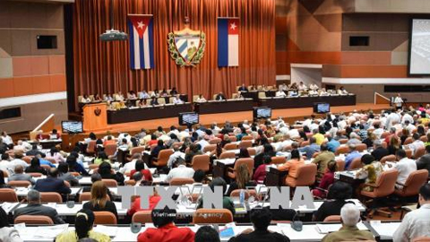Toàn cảnh phiên họp thứ nhất Quốc hội Cuba tại Havana ngày 2/6. Ảnh: AFP/TTXVN