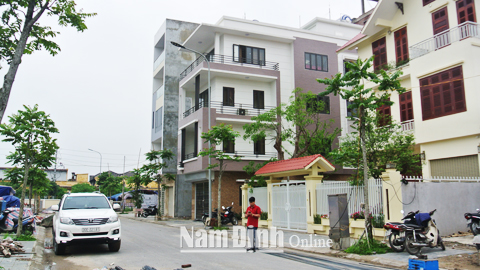 Nhà ở dân dụng tại KĐT Dệt may (TP Nam Định).