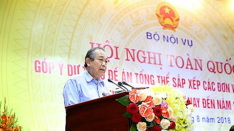 Phó Thủ tướng Trương Hòa Bình phát biểu tại Hội nghị.