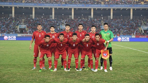 Đội hình Olympic Việt Nam gặp Olympic Uzbekistan tại giao hữu quốc tế cúp VinaPhone 2018.