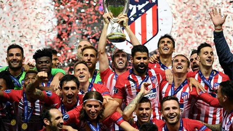 Atletico hoàn toàn xứng đáng vô địch Siêu cúp châu Âu năm nay. 