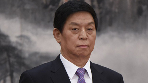 Ủy viên trưởng Ủy ban thường vụ Đại hội Đại biểu nhân dân toàn quốc Trung Quốc Lật Chiến Thư.  Ảnh: SCMP