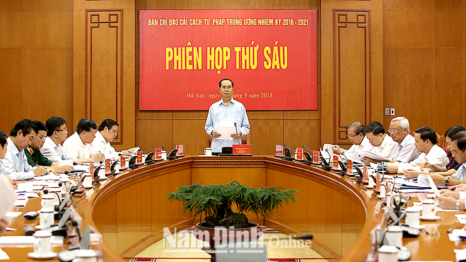 Chủ tịch nước Trần Đại Quang chủ trì phiên họp.  Ảnh: Dương Giang - TTXVN