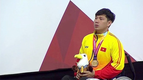 Với ba HCV và ba kỷ lục đại hội, VĐV bơi lội Võ Thanh Tùng góp công lớn vào thành tích chung của đoàn thể thao người khuyết tật Việt Nam