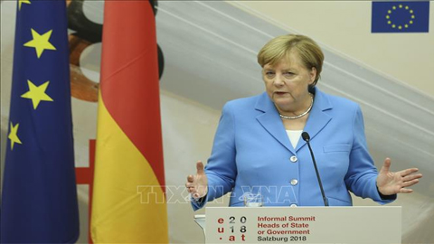 Thủ tướng Đức Angela Merkel. Ảnh: THX/TTXVN