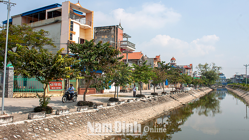 Làng quê NTM thôn Nội, xã Nam Thanh.