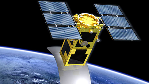  Hình ảnh mô phỏng vệ tinh LOTUSat-1 mà Dự án “Phòng chống thiên tai và biến đổi khí hậu sử dụng vệ tinh quan sát trái đất” sẽ chế tạo. Ảnh: JICA Việt Nam.