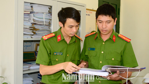 Công an huyện Xuân Trường triển khai kế hoạch nghiệp vụ tấn công, trấn áp tội phạm.