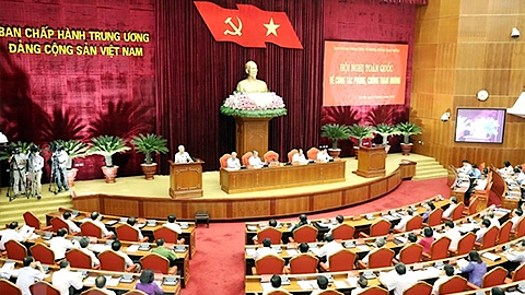  Hội nghị toàn quốc về công tác phòng, chống tham nhũng tổ chức sáng 25-6, tại Hà Nội. Ảnh minh họa: TTXVN.
