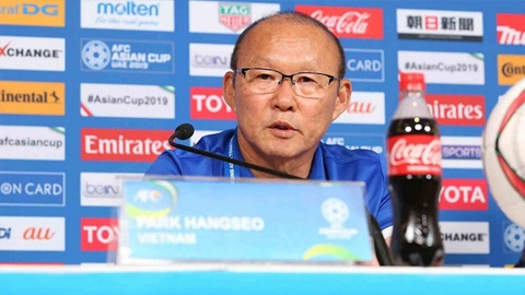 HLV Park Hang Seo khẳng định tuyển Việt Nam sẽ quyết tâm chiến đấu cho hy vọng vượt qua vòng bảng.