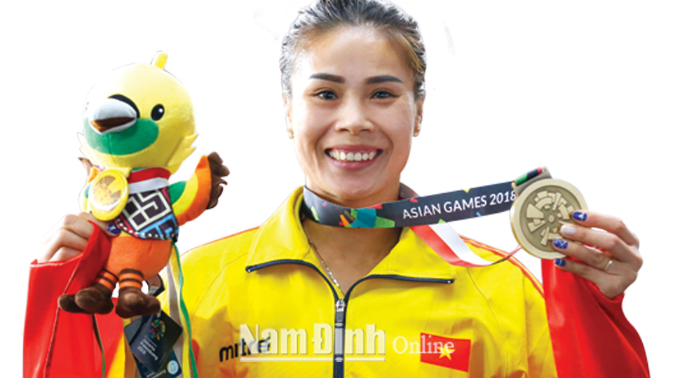 Vận động viên Vũ Thị Mến giành Huy chương Đồng tại Đại hội Thể thao châu Á -  ASIAD 18.