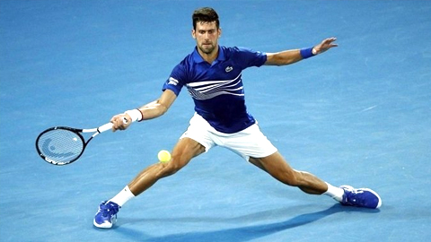 Hạt giống số một Novak Djokovic (ảnh) sẽ đối đầu ngôi sao quần vợt Nhật Bản Kei Nishikori ở tứ kết giải Australia mở rộng 2019.
