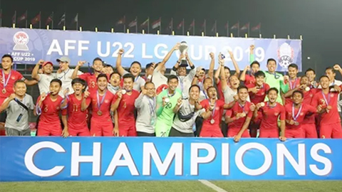 U22 Indonexia giành Cúp vô địch.