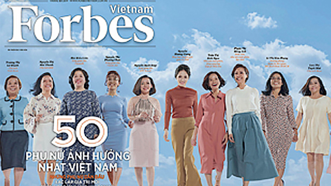 Forbes Việt Nam công bố danh sách 50 phụ nữ ảnh hưởng nhất Việt Nam 2019.